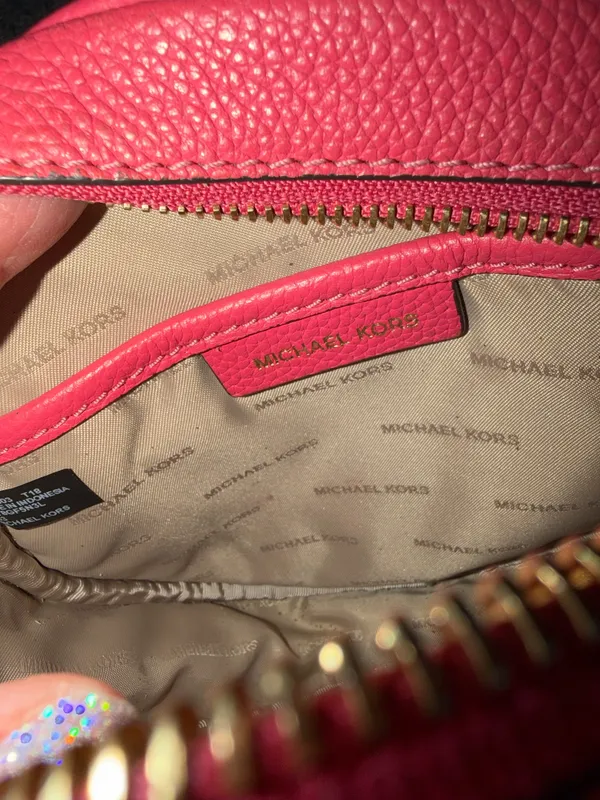 Michael Kors Pink Canteen Crossbody Bag - Image 6