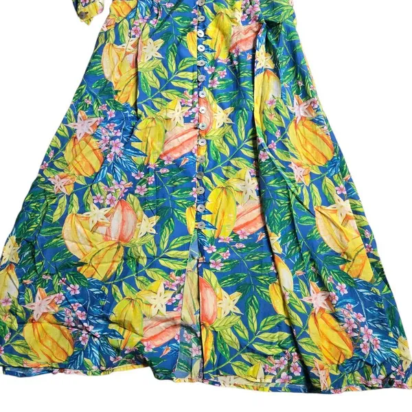 Farm‎ Rio Star Fruits Midi Dress Size: M - Image 3