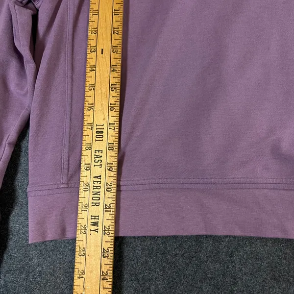 Lululemon Perfectly Oversized Crewneck Pullover Mauve Purple Size 12 Sweatshirt - Image 5
