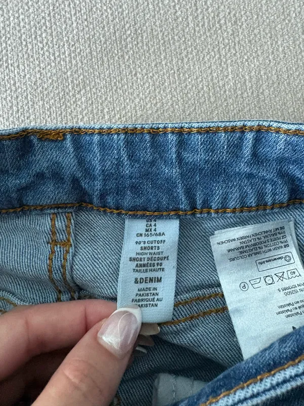 H&M Midi Jean Shorts - Image 4