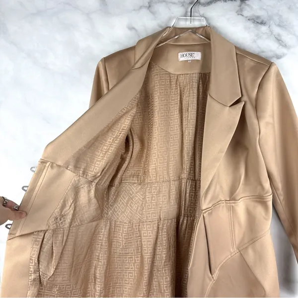 House of CB Allonia Corset Blazer Jacket Long Sleeved Dress Sexy Retro Glam L+ - Image 6