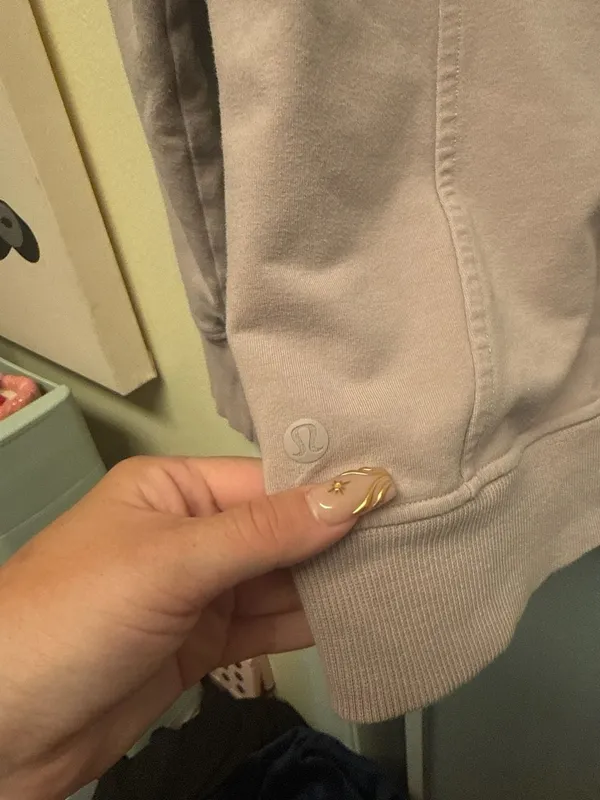 Lululemon Scuba Crewneck Ribbed Sweatshirt Dusty Pink Size 4 - Image 4