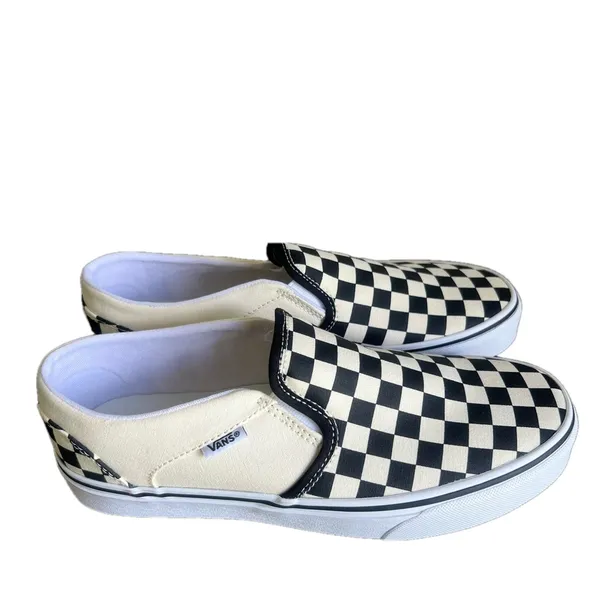 Vans NEW Women's Classic Checkerboard Slip On Shoe Size 9.5 #154 - Image 2