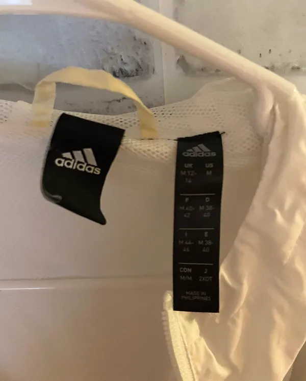Adidas White  Windbreaker - Image 4
