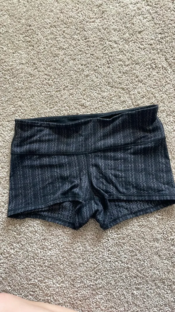 Black Lululemon spandex shorts - Image 3