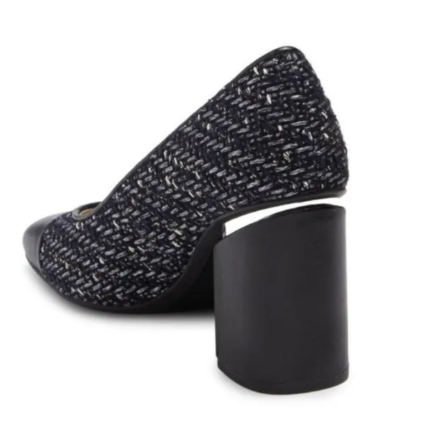 NEW Roller Knit Square-Toe Pumps, Size 7.5 New w/o Box - Image 4