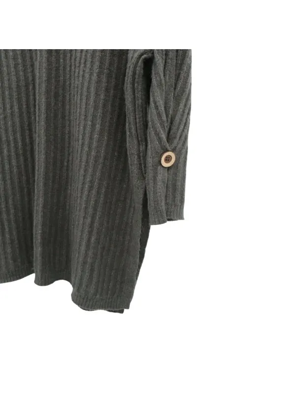 Free People Intimately Around the Clock Pullover Henley Button Sweater XS - Image 4