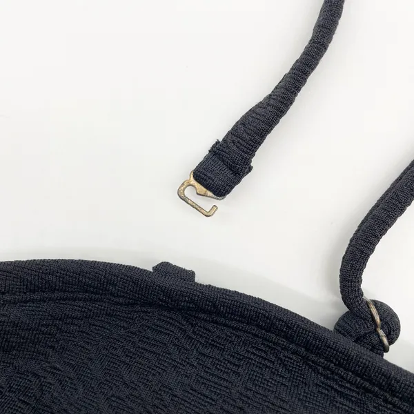 Time and Tru Bikini Top Women Small One Shoulder O-Ring Minimal Swim‎ Indie - Image 7