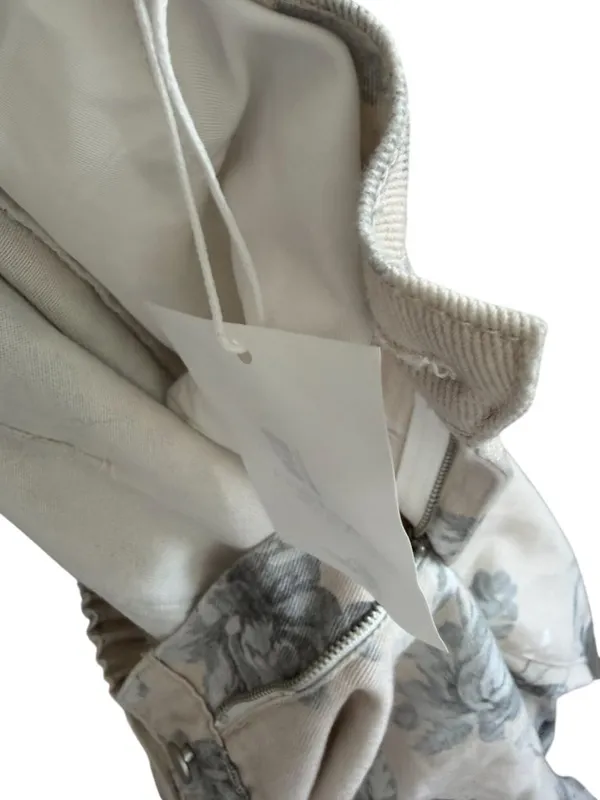 IMILY BELA Cream Floral Wide Leg Jeans Size 12 NEW NWT - Image 6