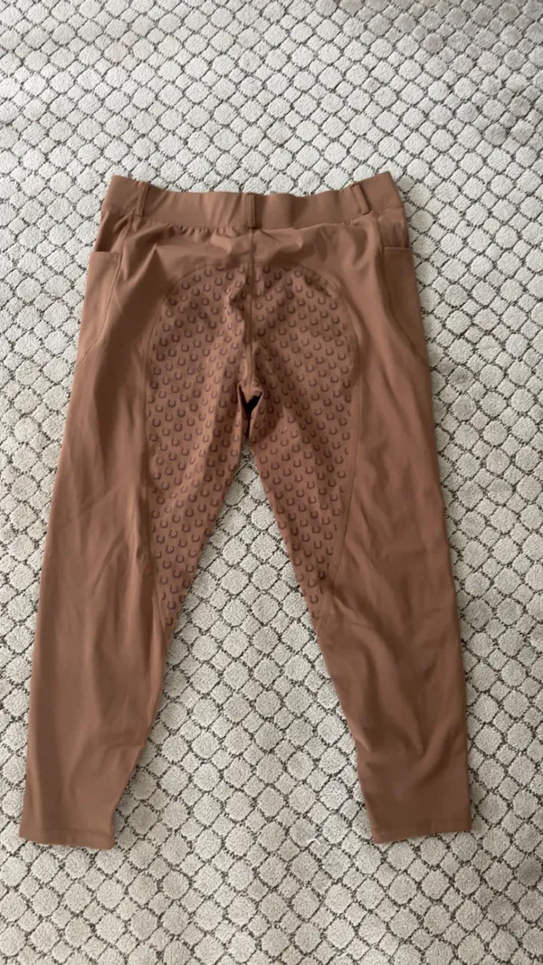 brown horse riding leggings equestrian breeches - Image 3