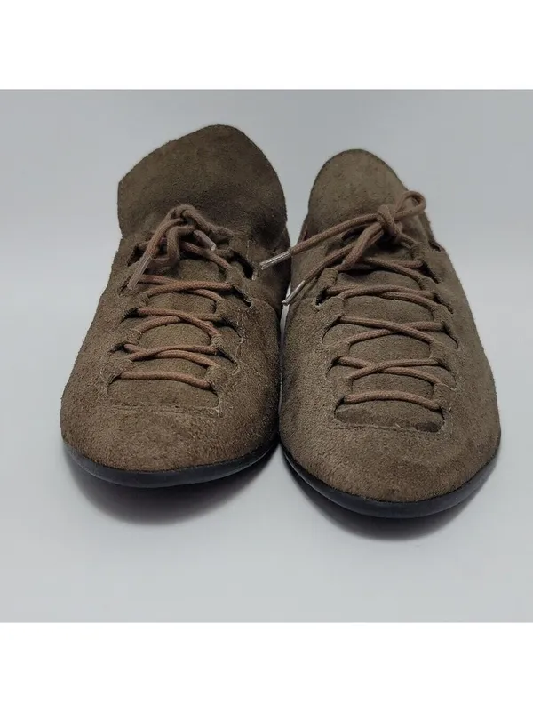 G Wiz Womens Dark Beige Rusty 261037 Suede Lace Up Solid Pump Shoes Size 7M - Image 4
