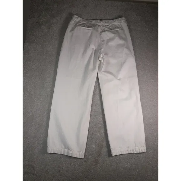 madewell baggy straight jeans white trousers 33 - Image 9