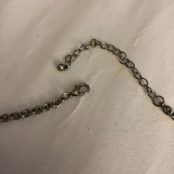 Black and silver statement necklace - Image 3