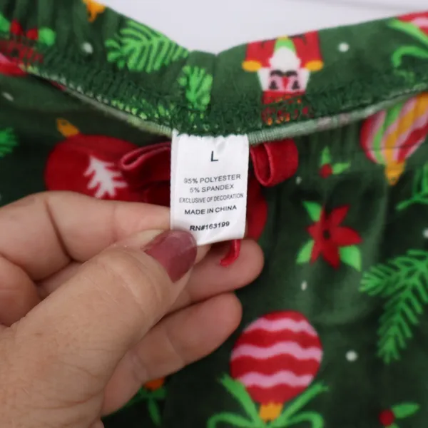 Unbranded Pajama Pants Women L Nutcracker Holiday Christmas Green Excellent - Image 2