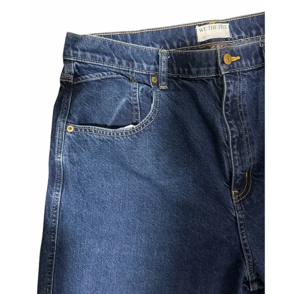 We The Free People CRVY Gia High Rise Wide-Leg Baggy‎ Jeans Women's Size 33 - Image 9