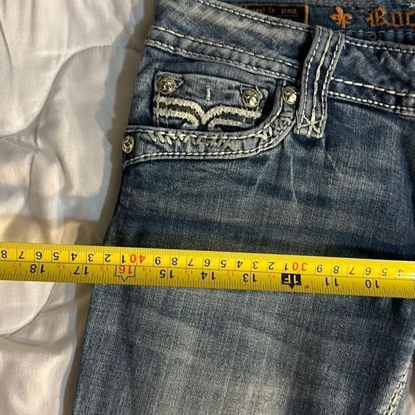 Rock Revival Jeans Abbie Bootcut Size 28. Inseam 33 inches - Image 5