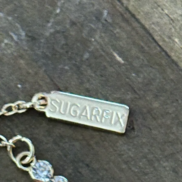Sugar Fix by BaubleBar gold tone Boo Crew tennis bracelet - Image 5