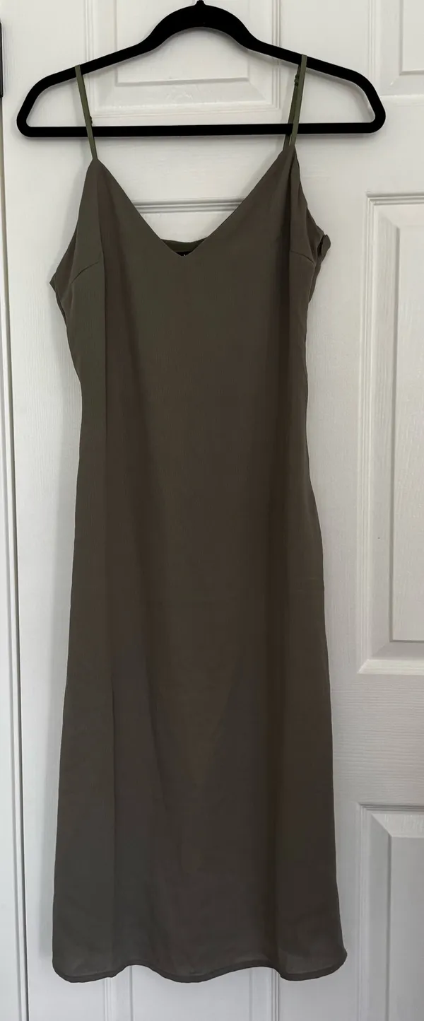 Lulus Perfect For You Sage Green Midi Column Dress - Image 2