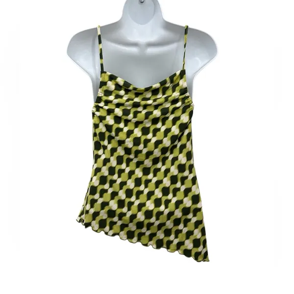 NWT Y2K Urban‎ Outfitters Geometric Green Top Size Small - Image 5