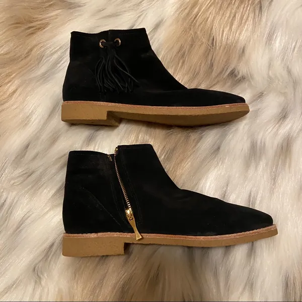 KATE ♠️ SPADE Bellamy Suede Tassle Bootie‎ - Image 3