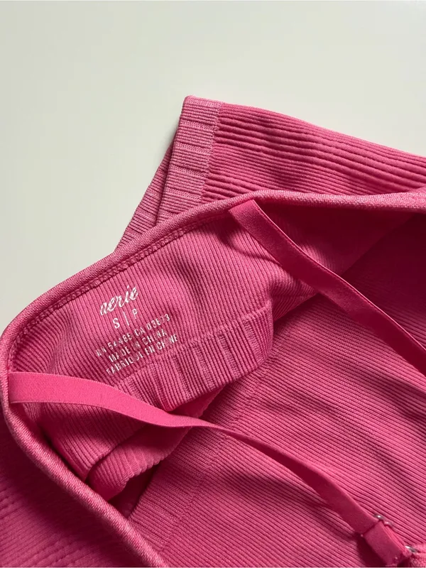 Aerie Bralette With Shelf Bra, Pink, Size S - Image 3