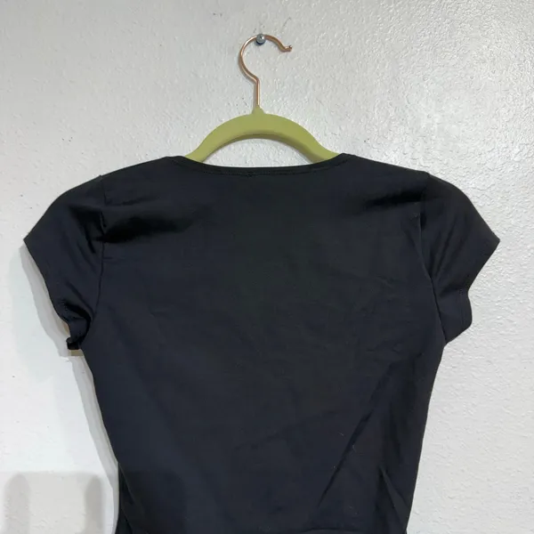 Free People Black Square Eyes Bodysuit Sz XS NWT - Image 10