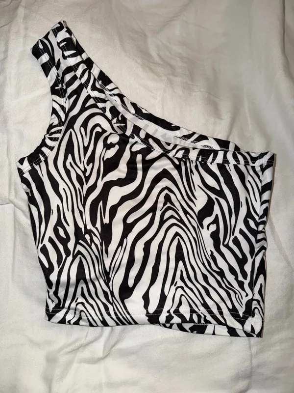 Shein Zebra Tank Top - Image 2
