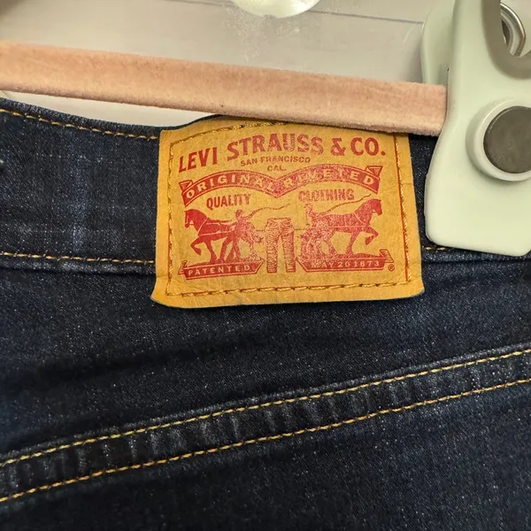 Levi's Jeans Womens 26 Classic‎ Boot Mid Rise Dark Wash Western Blue Denim - Image 5