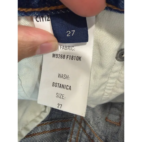 Citizens of Humanity Marlow Vintage Short Raw Hem 2.5" Botanica Cotton NWOT 27 - Image 7
