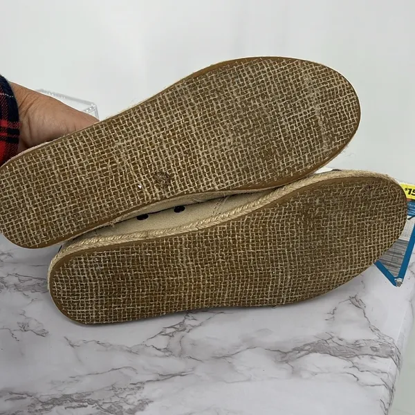 TOMS Sand Alarco Desert Chukka Boot Women 7‎ Aztec Lace Up Booties Beige Boho - Image 5