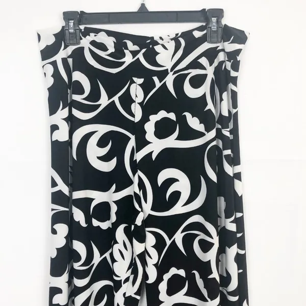 Flirt Pink Women's High Rise Floral Pants Juniors XL - Image 3