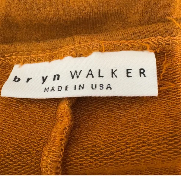 Bryn Walker Women Tunic Top M Burnt Orange Asymmetrical Hem Lagenlook Artwear‎ - Image 4
