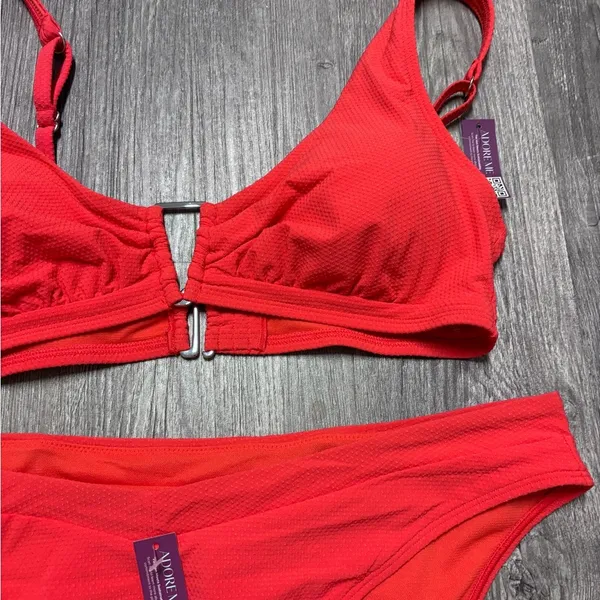 Adore Me Textured Bikini Set - Image 3