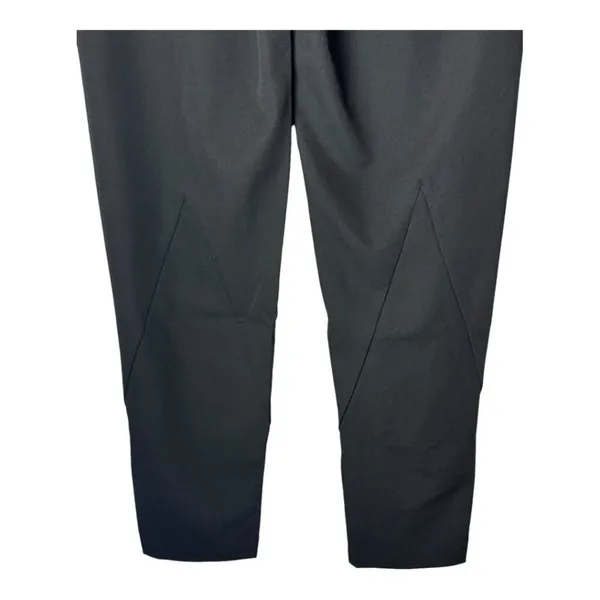 Trouser9 Pants Women Small Black Pleated‎ Baggy Tapered Leg Trousers Career NWT - Image 5