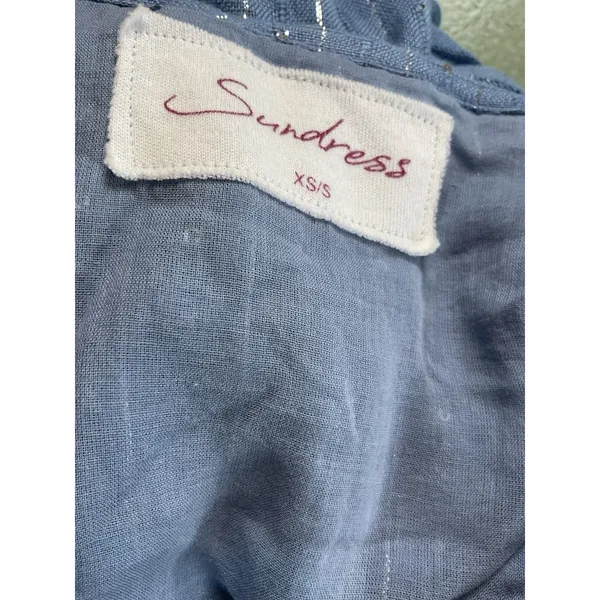 Sundress X Revolve Maria Maxi Dress in Roma Powder‎ Blue XS/S - Image 10