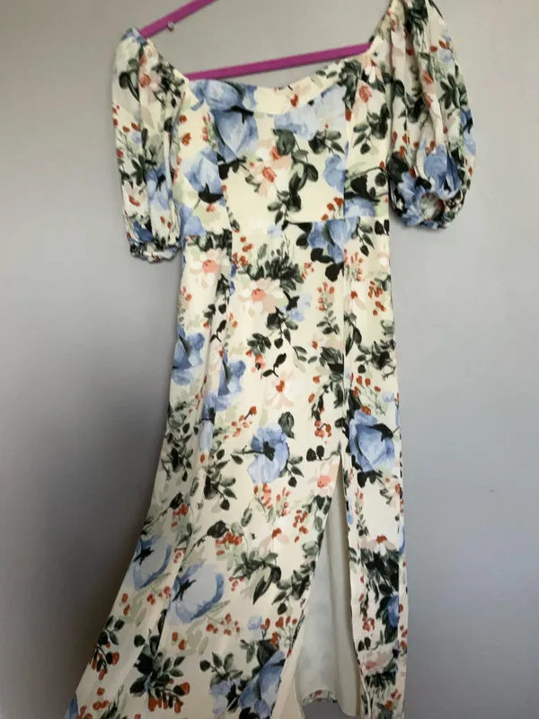 Abercrombie & Fitch Floral Puff Sleeve Dress XSP - Image 4