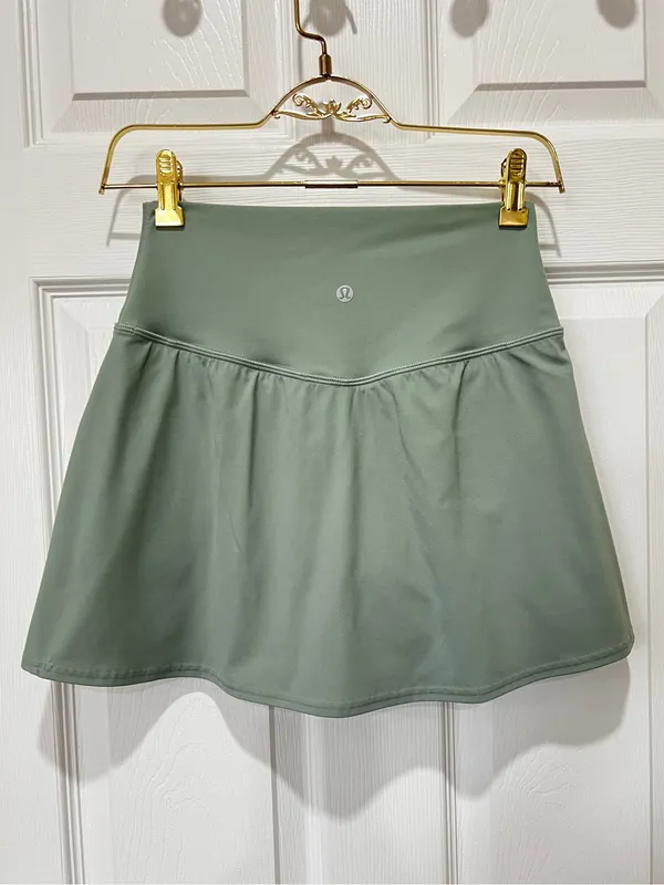 Lululemon Align High-Rise Skirt Green Size 6 Golf Sporty Athleisure Skort - Image 4