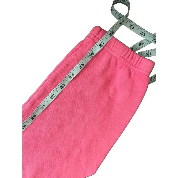 Aviator Nation Paris Pink Bolt Sweatpants Medium Preppy - Image 6