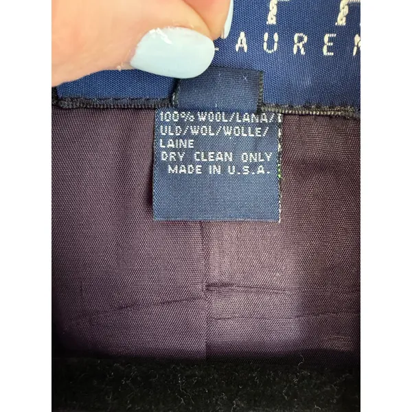 Ralph Ralph Lauren Vintage Wool Double-Breasted Blazer size 4 Read Description - Image 3