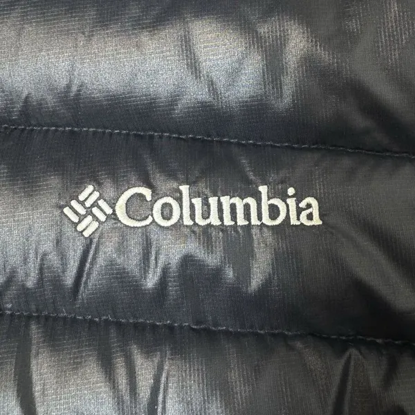 Columbia Down Goose Puffer Jacket Size S Omni Heat 590TD Turbo Black Outdoor - Image 12