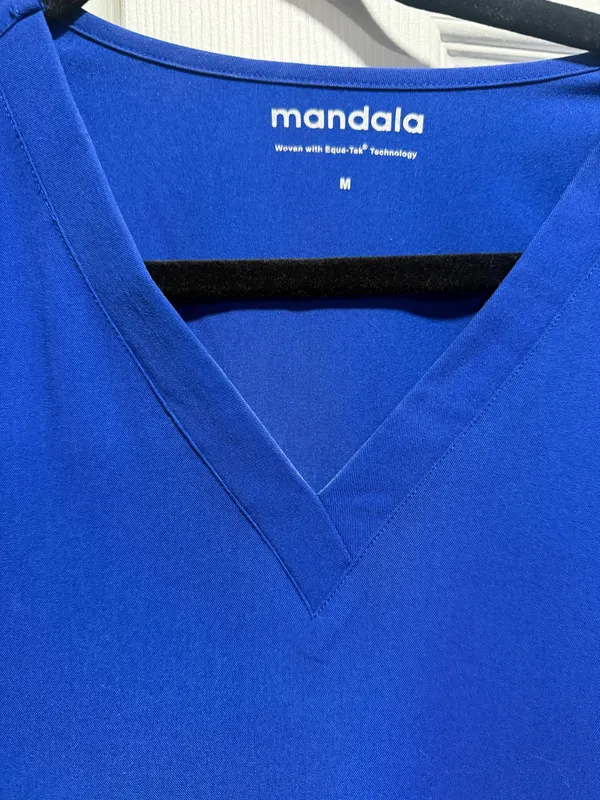 Mandala Scrubs Scrub Top - Image 3