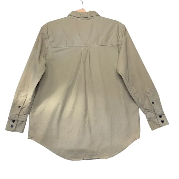 Everlane The Corduroy Oversized Shirt Tan‎ Khaki Button Down XS F-BTDN-CRD-OV-ES - Image 4