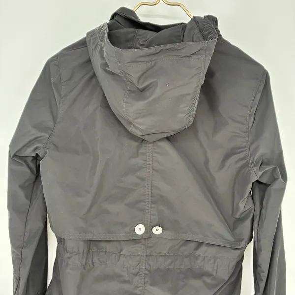 Mountain Hardwear Zenell Hooded Trench Coat Black Women's Small S Jacket - Image 7