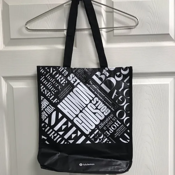 Lululemon 16” x 14” Reusable Manifesto Tote Bag - EUC - Image 2