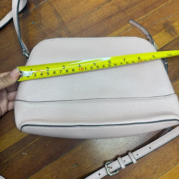 kate spade Pale Pink Pebbled Leather Crossbody - Image 5
