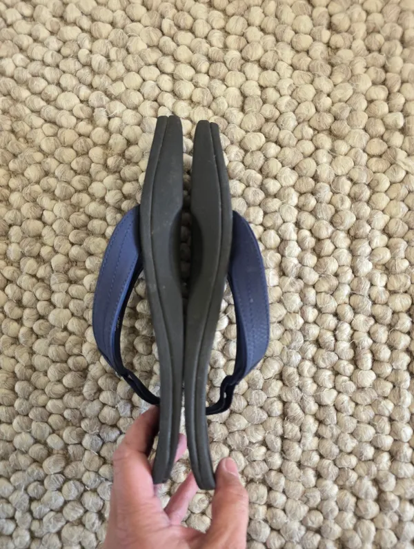 OluKai Ohana flip flops Womens Blue Shoes Sandals Size 9 Comfort Support Fall - Image 4