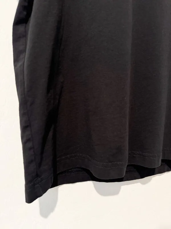 & Other Stories Relaxed Crewneck T-Shirt Small Black Capsule Basic Minimalist - Image 6