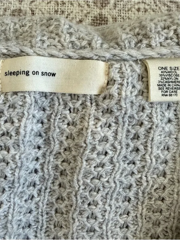 Sleeping On Snow Anthropologie Wool Capelet Sweater - Image 4