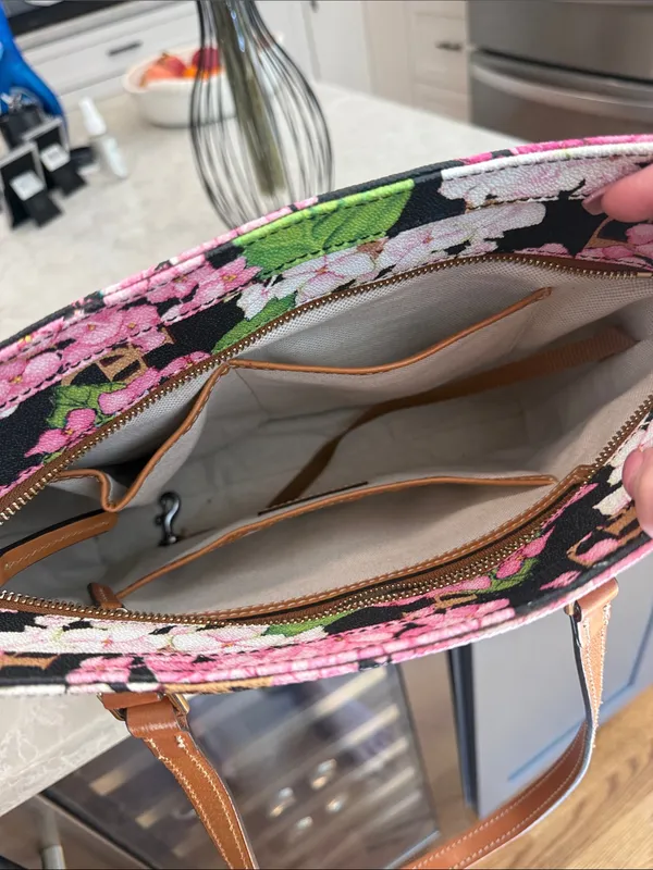 Dooney & Bourke Hydrangea Monogram Miller Shopper Tote - Image 6