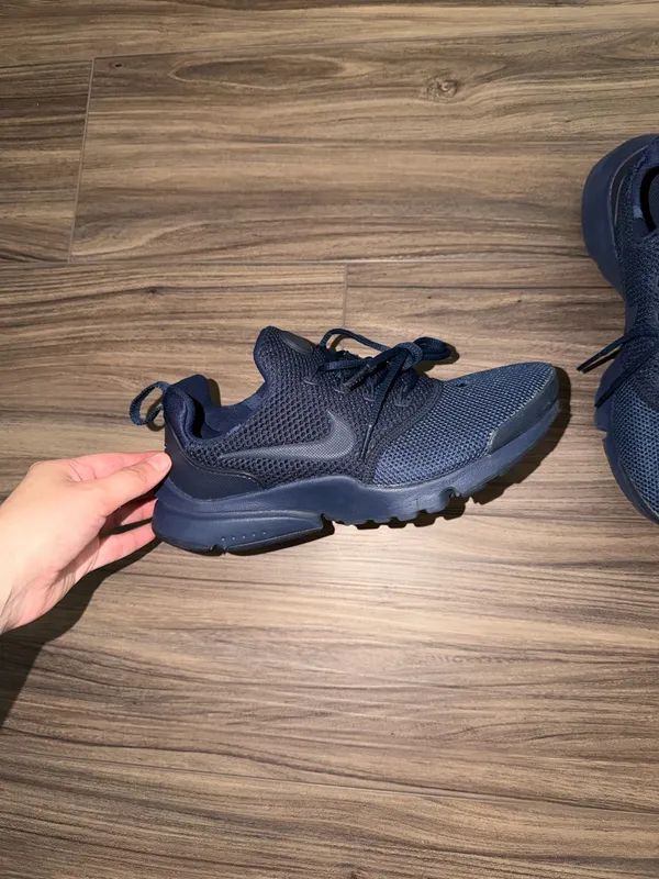 Nike Kids Presto Fly Big Kids Navy Blue Mesh Sneakers Size 5Y - Image 2